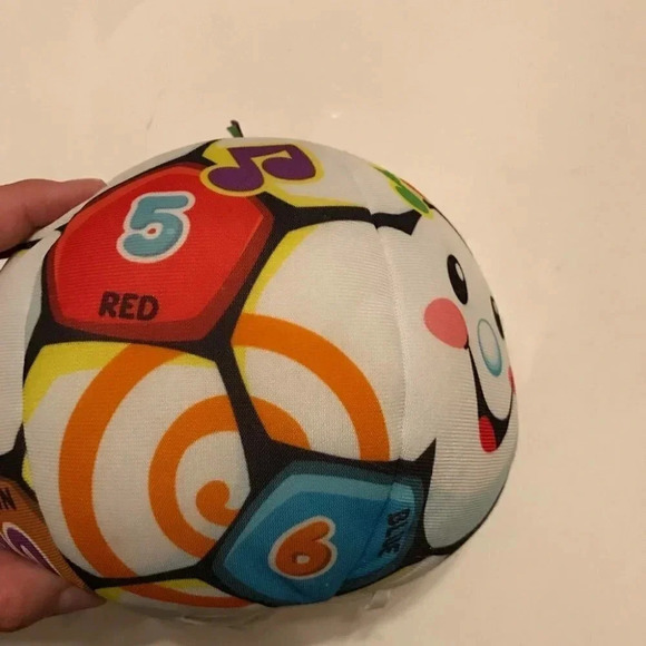 Fisher-Price Laugh & Learn Singin' Soccer Ball 8" Baby Plush Toy 2013 Working - Picture 10 of 11